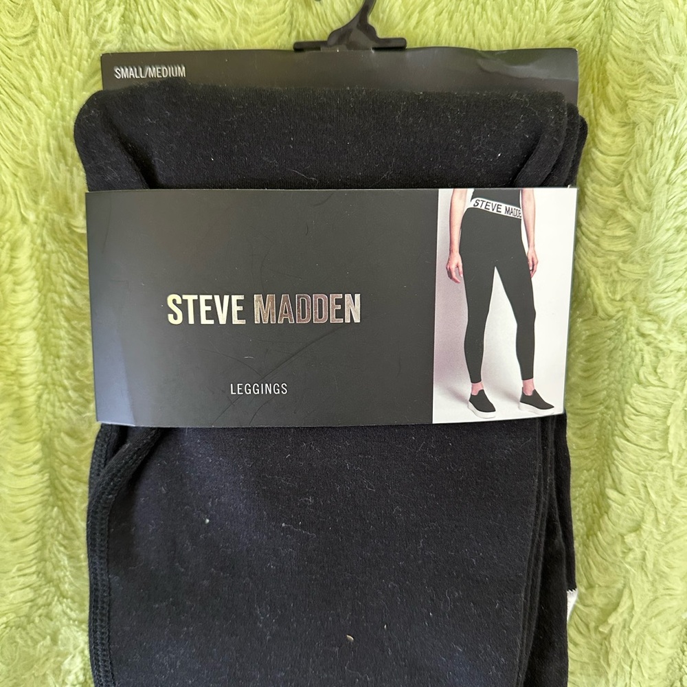 Steve Madden Black Leggings black small‎ medium new